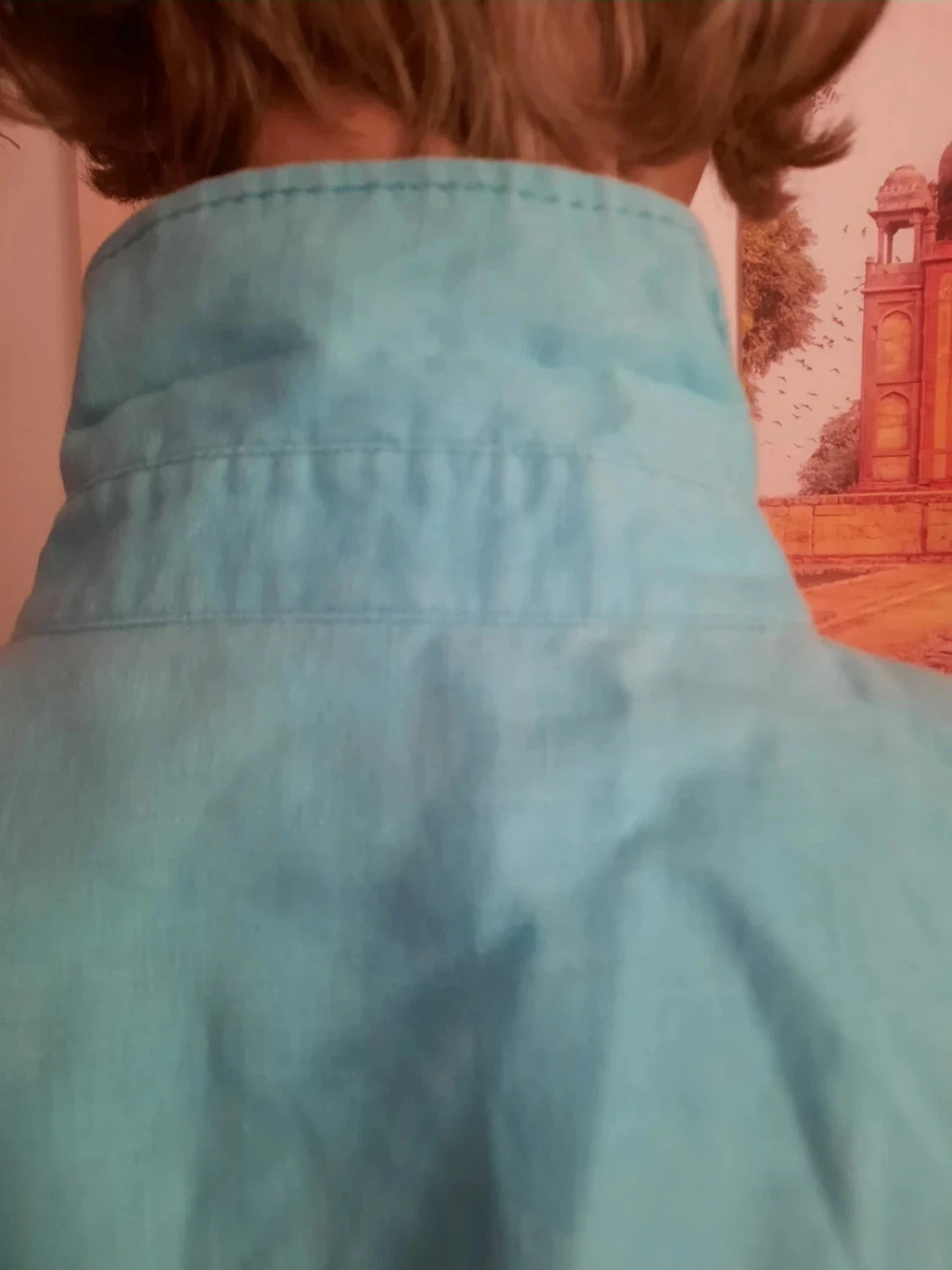 🥀Chemisier en lin épais, femme Taille 48.Jodhpur. – photo 6